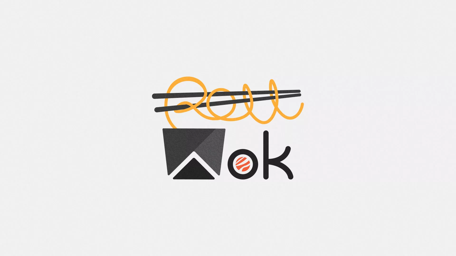 Разработка логотипа в Соликамске для суши-бара «Roll Wok Club» Разработка логотипа в Соликамске для суши-бара «Roll Wok Club»